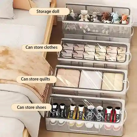 Clear Foldable Shoe Storage Box