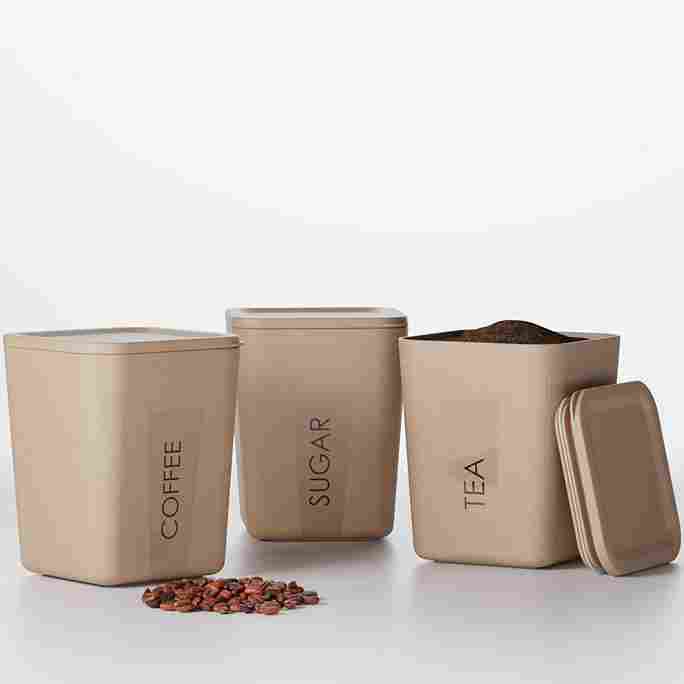 3 Pcs Tea Coffee Sugar Canisters