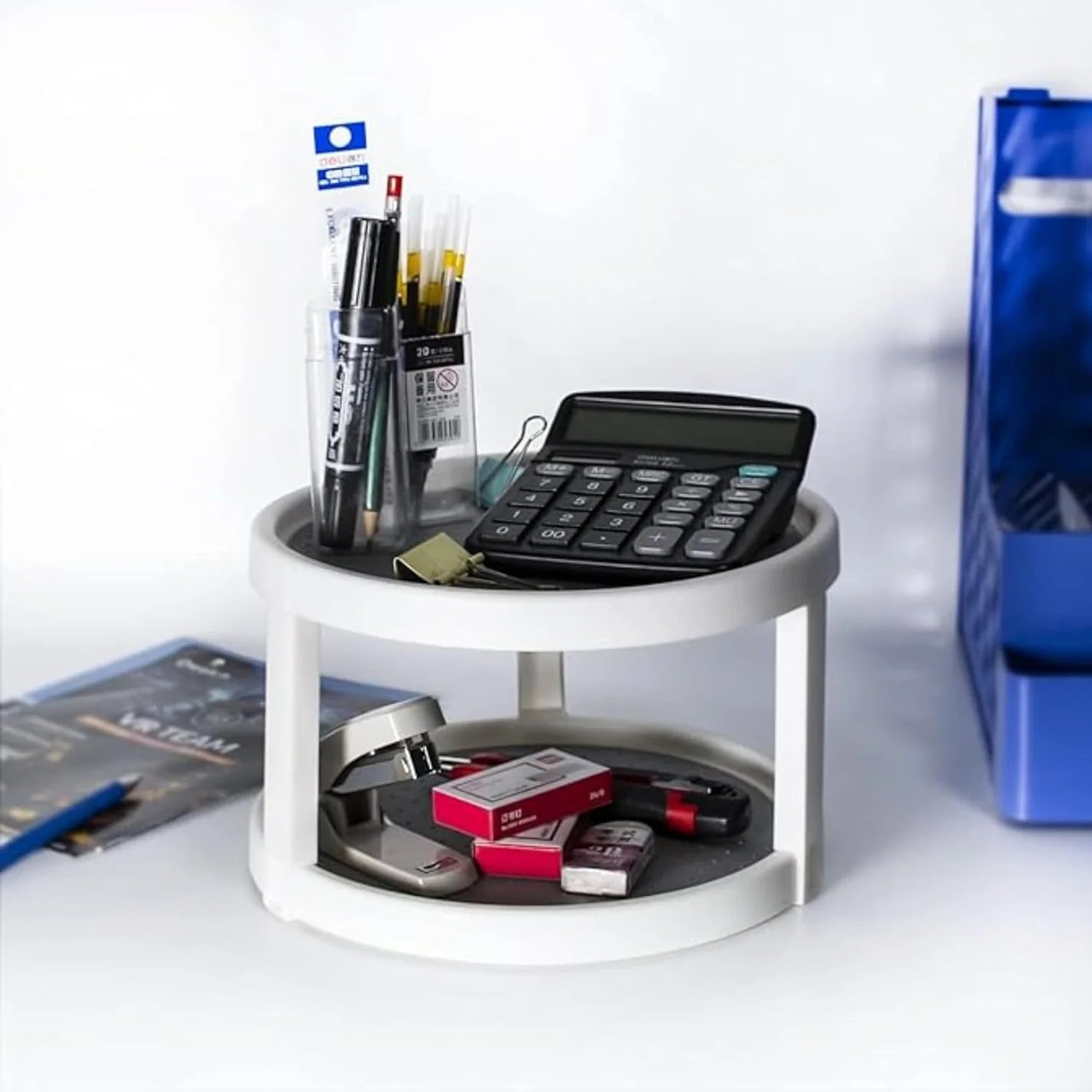 Double Layer Rotating Tray