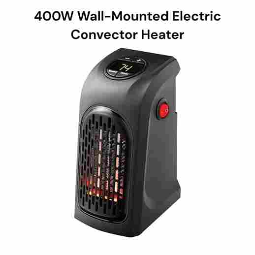400V Wall-Mounted Electric Convector Heater Silent Energy Saving Room Heater
