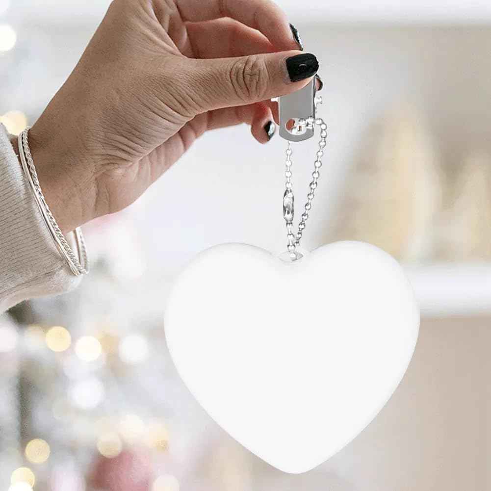 Heart Keychain USB Mini Flashlight