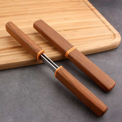 2-In-1 Stainless Steel Fruit & vegetable knife Set with Storage Box