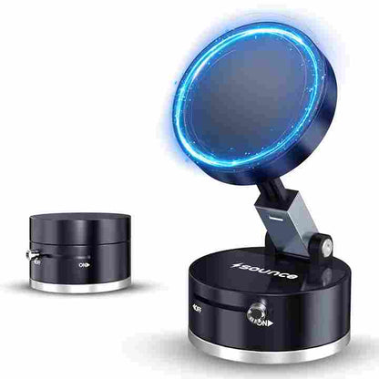 Magnetic Vacuum Phone Holder – 360° Adjustable Car Mount(Black)