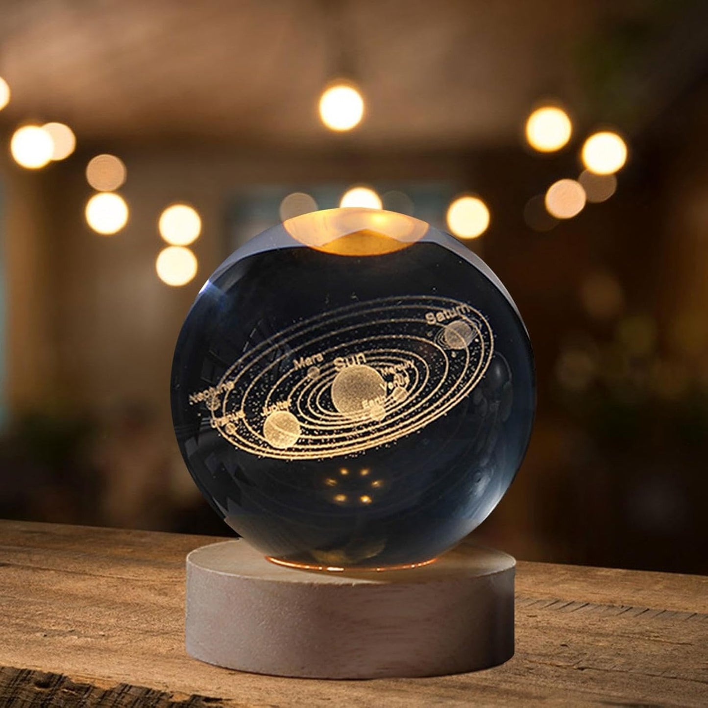 Crystal Ball Astronomy Lamp – Luminous Night Light