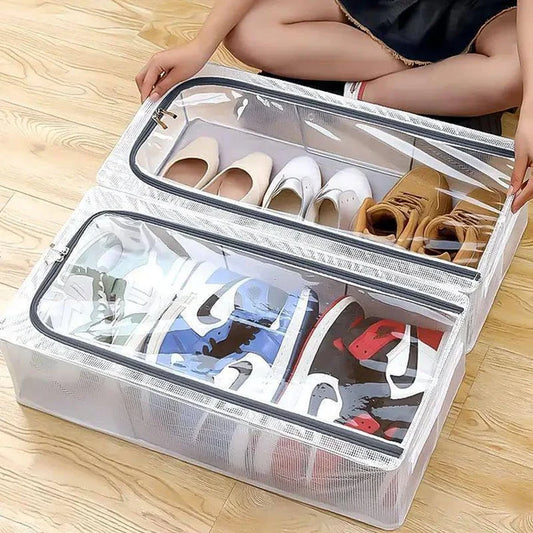 Clear Foldable Shoe Storage Box