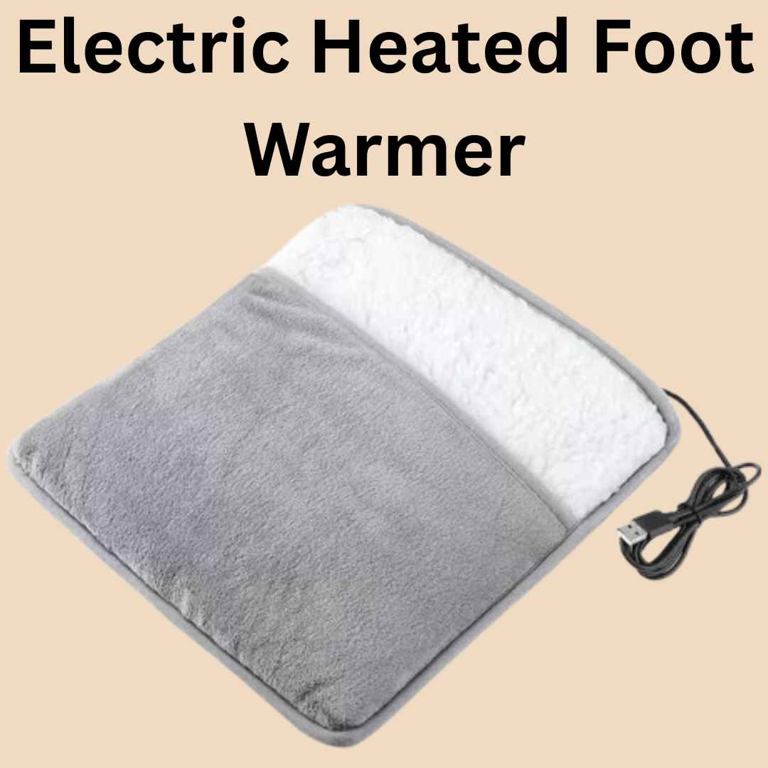 Electric Heated Foot Warmer & Massager Pain Relief Heat Therapy Pad for Home & Office(Multi)