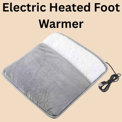 Electric Heated Foot Warmer & Massager Pain Relief Heat Therapy Pad for Home & Office(Multi)
