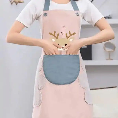 Square Print Cooking Apron