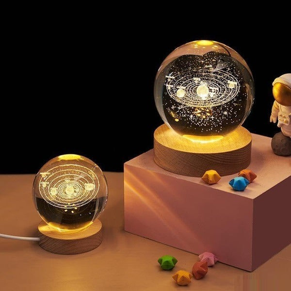 Crystal Ball Astronomy Lamp – Luminous Night Light